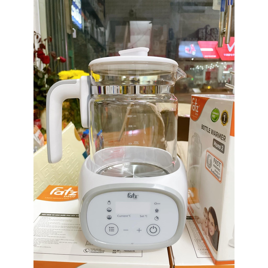Máy đun nước và hâm nước pha sữa điện tử QUICK 9 Fatzbaby FB3526TN