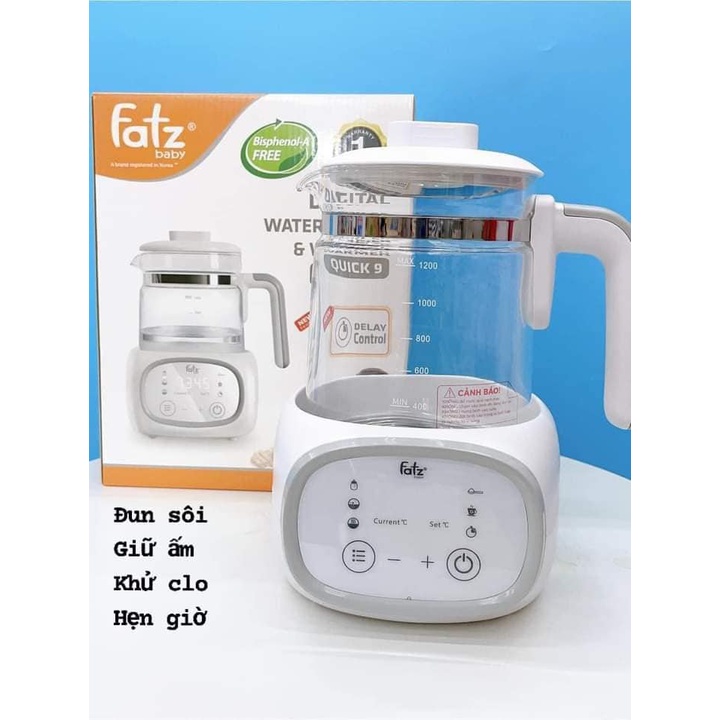Máy đun nước và hâm nước pha sữa điện tử QUICK 9 Fatzbaby FB3526TN