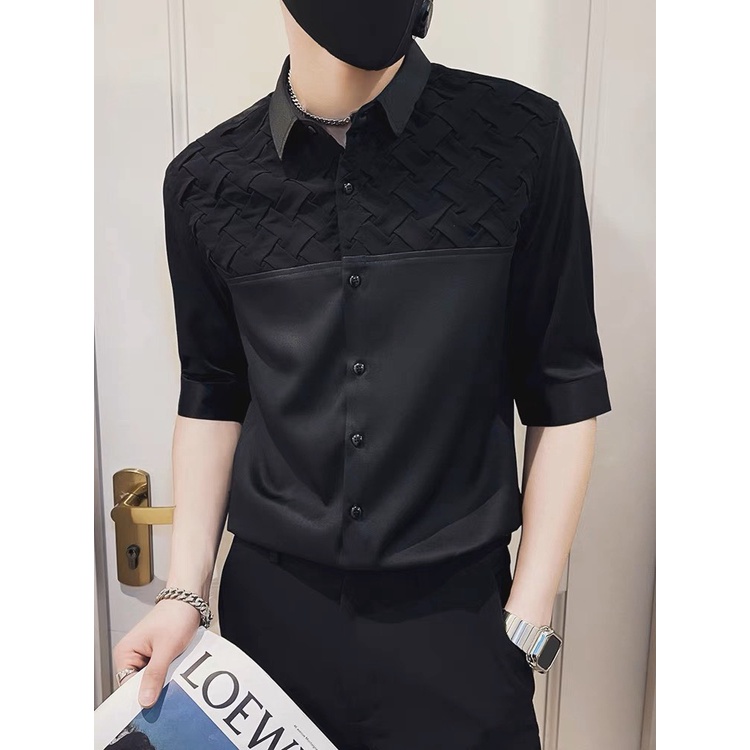 Sơ mi cộc Hàn Quốc Edo Menswear tinh tế, thoáng mát hot trend 2023