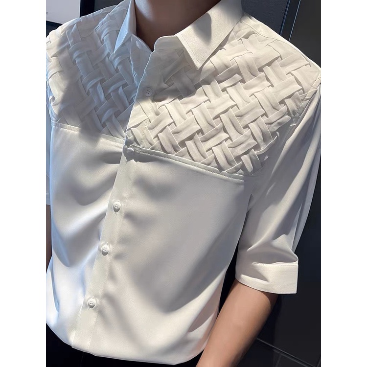 Sơ mi cộc Hàn Quốc Edo Menswear tinh tế, thoáng mát hot trend 2023