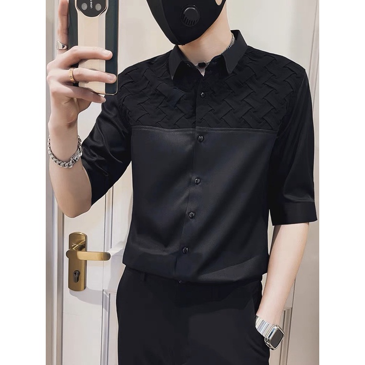 Sơ mi cộc Hàn Quốc Edo Menswear tinh tế, thoáng mát hot trend 2023