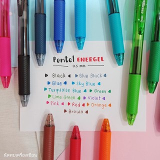 Bút bi bấm nhiều màu nhật bản pentel bln105 | bút pentel energel ngòi 0.5mm / bút viết trơn mượt siêu nhanh khô