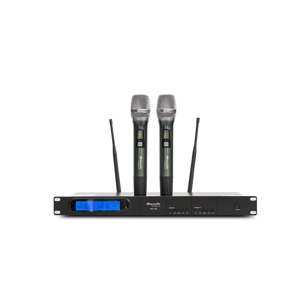 Micro Không Dây DB Acoustic 450 Lite Chính Hãng - Tặng Kèm Dock Và Pin Sạc 3000mAh