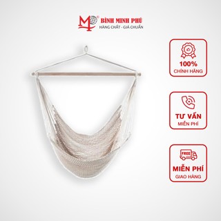 Xích đu dây cotton minh phú - minh phu portable cotton rope swing chair basic type - made in viet nam