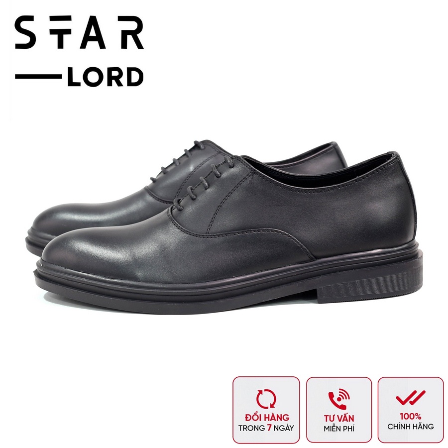 Giày tây da bò thật SL1124 đế cao su StarLord Oxfords Phong cách công sở