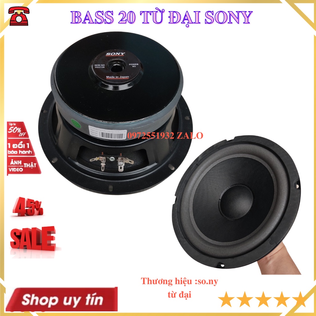 Loa bass 20 Sony từ đại xương sắt chống lòng sâu gân mút côn 31 chất hay -  giá 1 chiếc