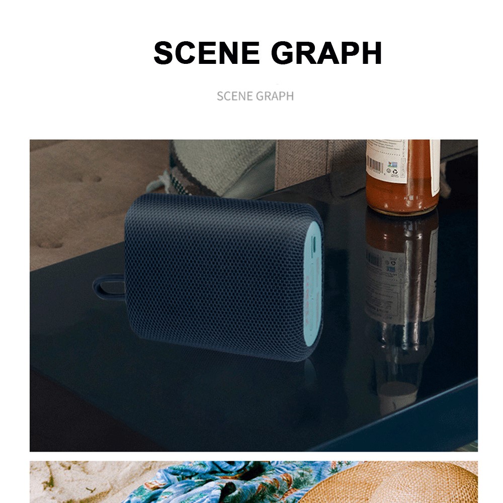 Loa nghe nhạc bluetooth TWS5.1 kết nối cùng lúc 2 loa bass mạnh âm thanh Hifi sống động pin trâu 5h B0L1