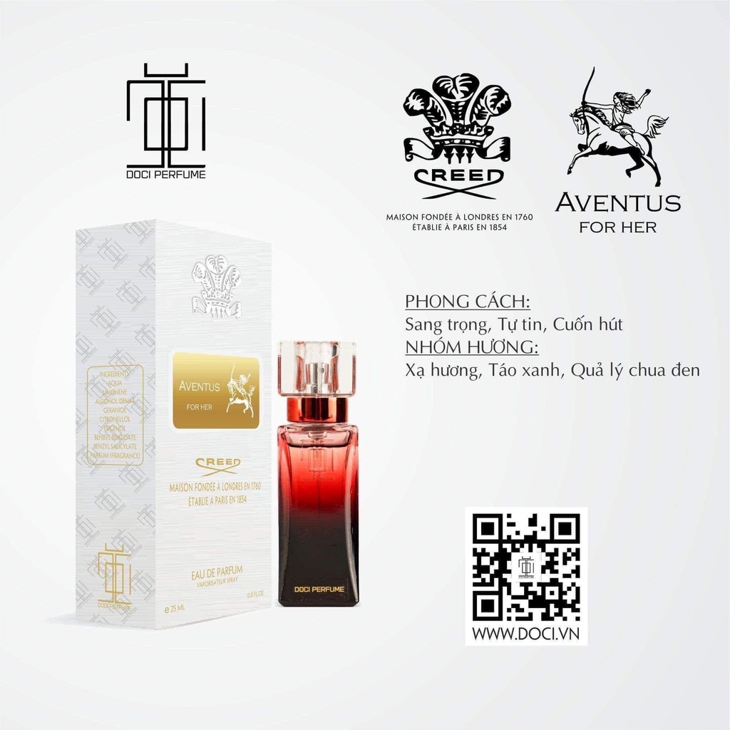 Nước hoa nữ Creed Aventus 25ml (Chính Hãng)