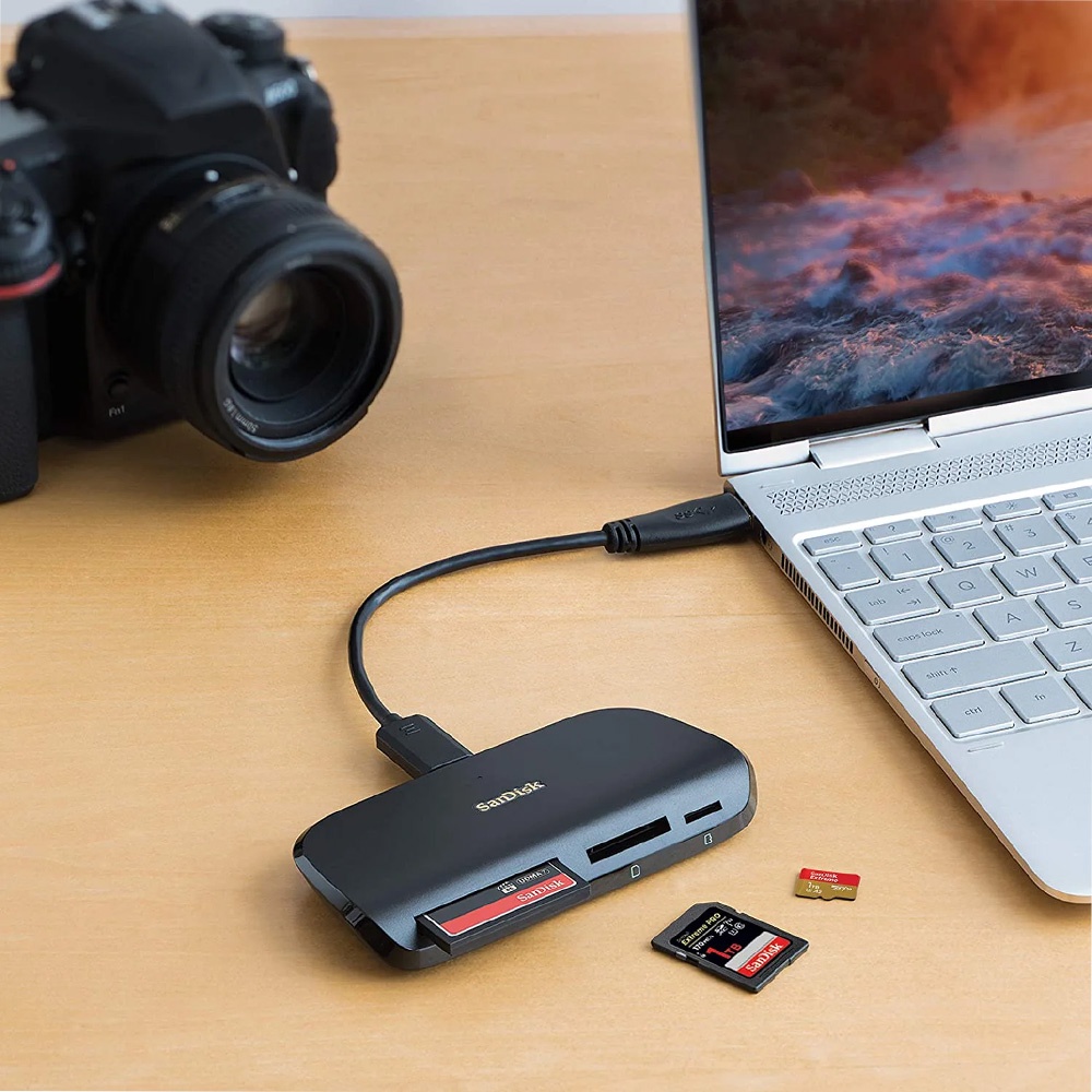 Đầu đọc thẻ nhớ SanDisk ImageMate Pro USB Type-C 3.0 Multi-Card SDDR-A631-GNGNN