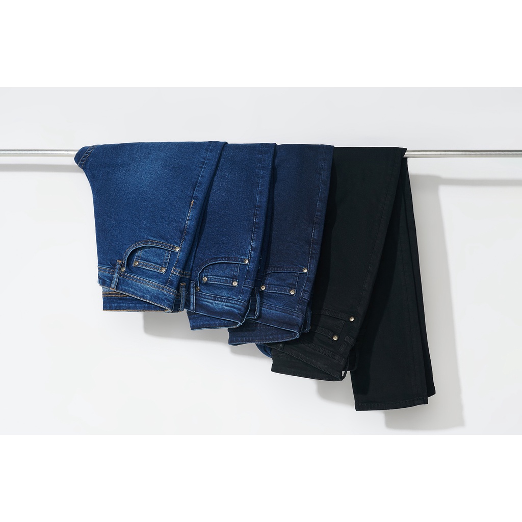 Quần jeans, quần jean nam màu đen trơn chính hãng Merriman mã THMJ003