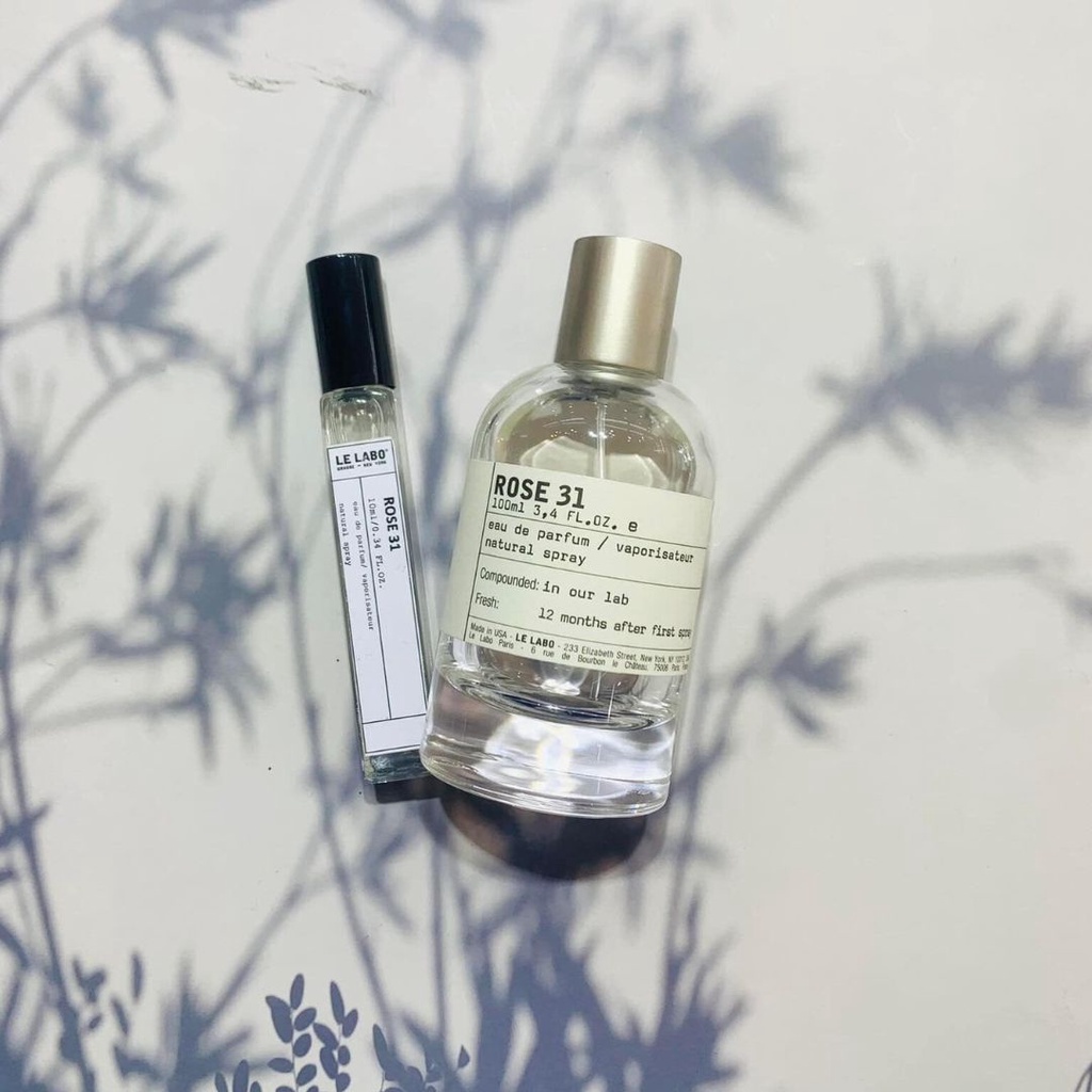 [CHÍNH HÃNG] Nước Hoa Nam Nữ (Unisex) Le Labo Rose 31 Chiết 10ml Cuốn hút, Tinh tế, Sang trọng | BigBuy360 - bigbuy360.vn