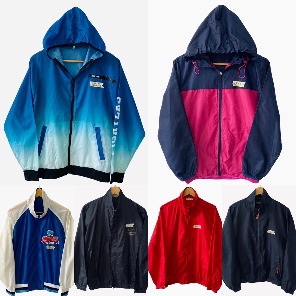 Áo Khoác Dù Nhật Secondhand Nam Nữ, Áo Jacket Dù 2hand Mùa Hè Unisex