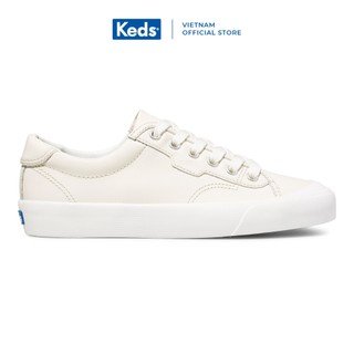 Giày Keds Nữ - Crew Kick 75 Leather Cream- KD061089