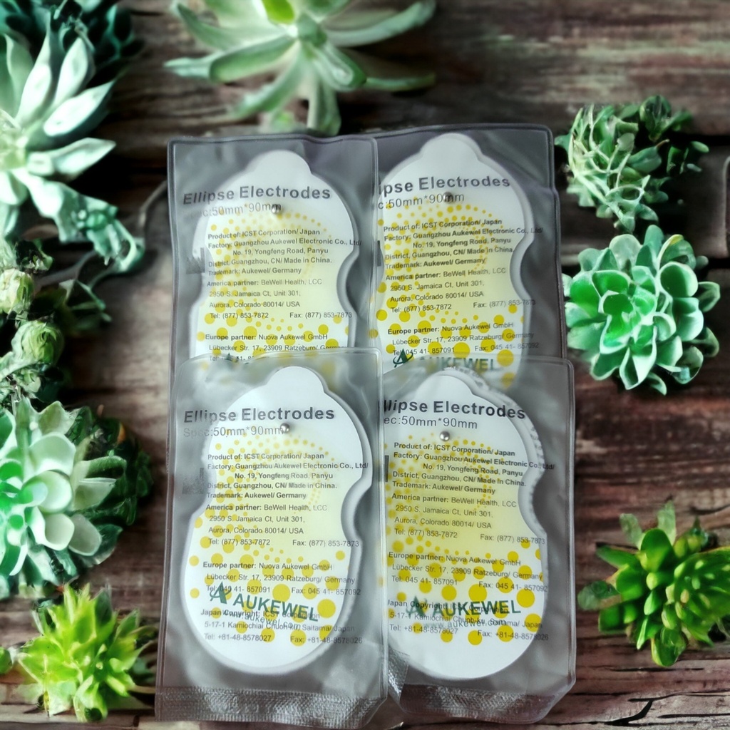 Cặp miếng dán máy Massage xung điện Aukewel (LOẠI TỐT) - Hàng Chính Hãng
