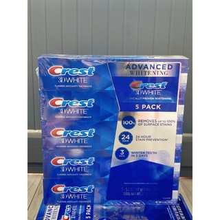 Kem đánh răng crest 3d white advanced triple whitening