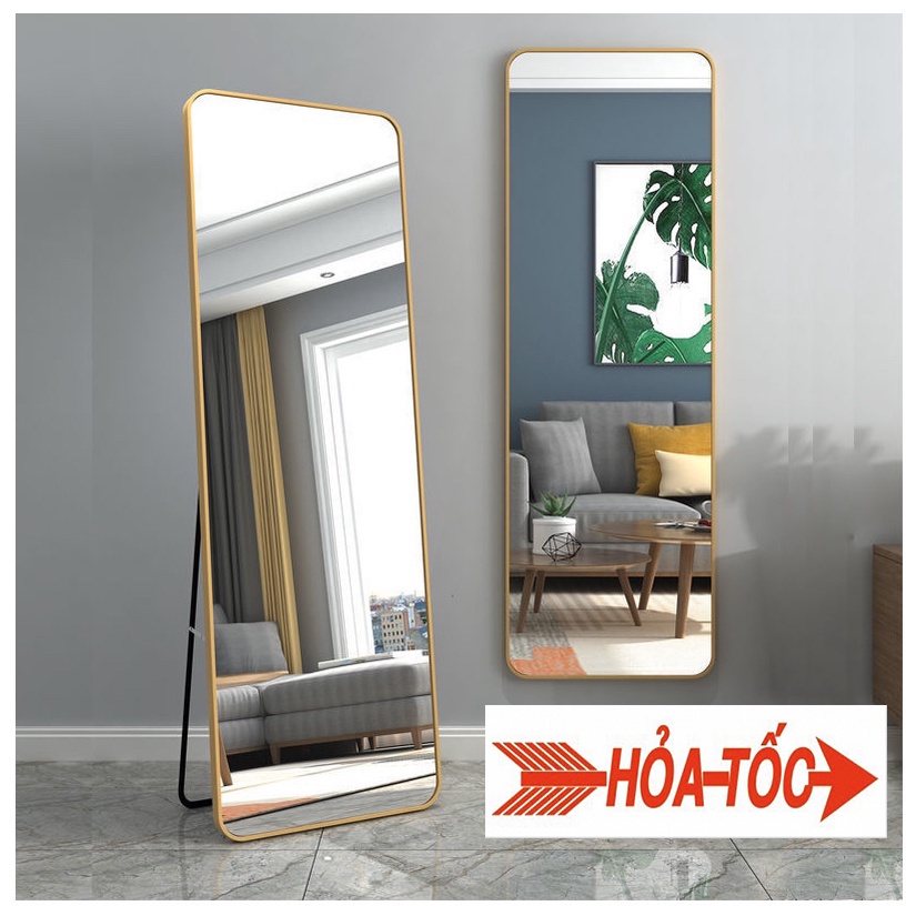 Gương Soi Toàn Thân Chống Vỡ Có Chân Đứng Hoặc Treo Tường Siêu Đẹp, Siêu Nét