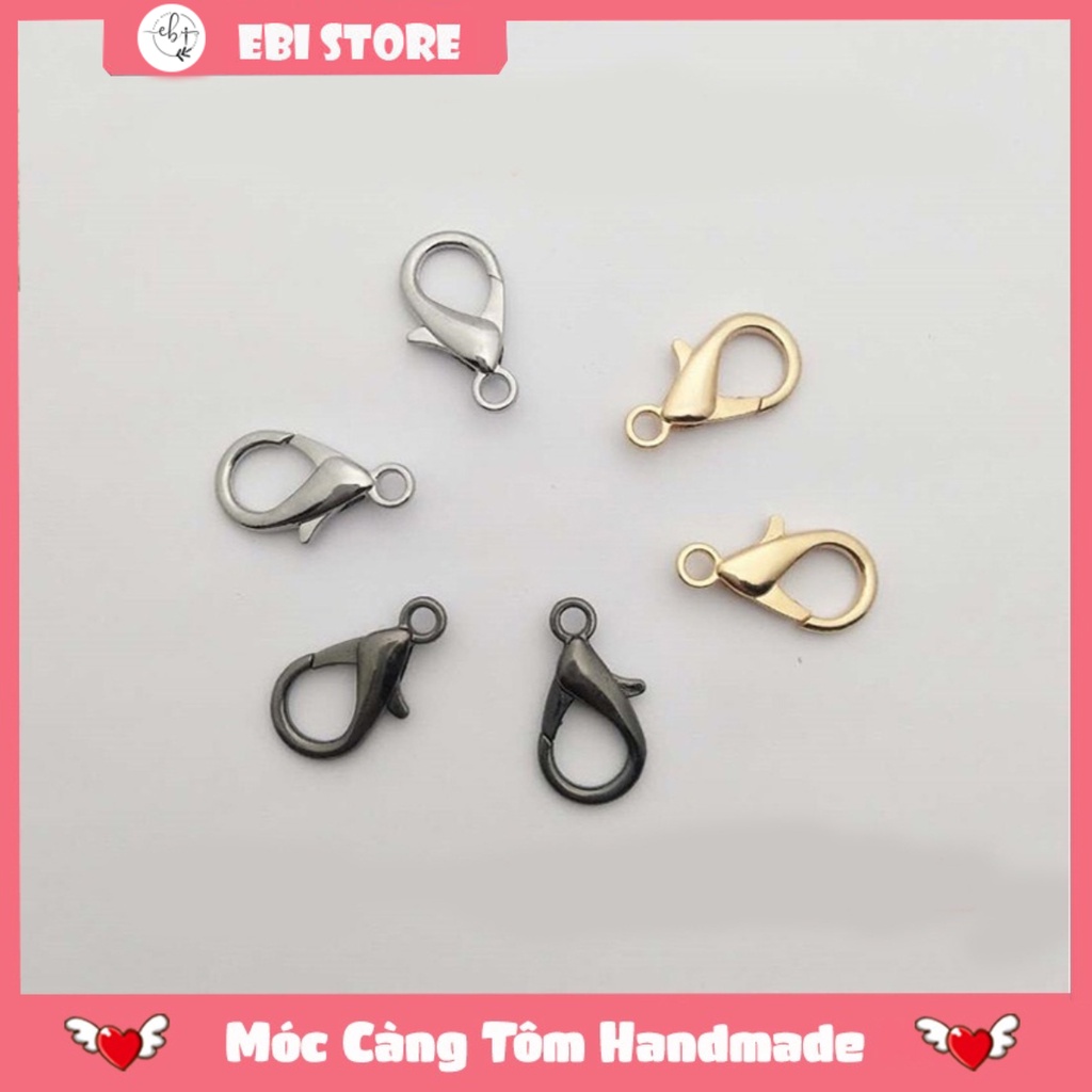 Móc Càng Cua, Móc Tôm Hợp Kim Size 25x13mm Dùng Để Làm Trang Sức Handmade Thủ Công