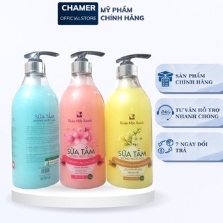 Sữa tắm thảo mộc xanh - chiết xuất từ thiên nhiên
