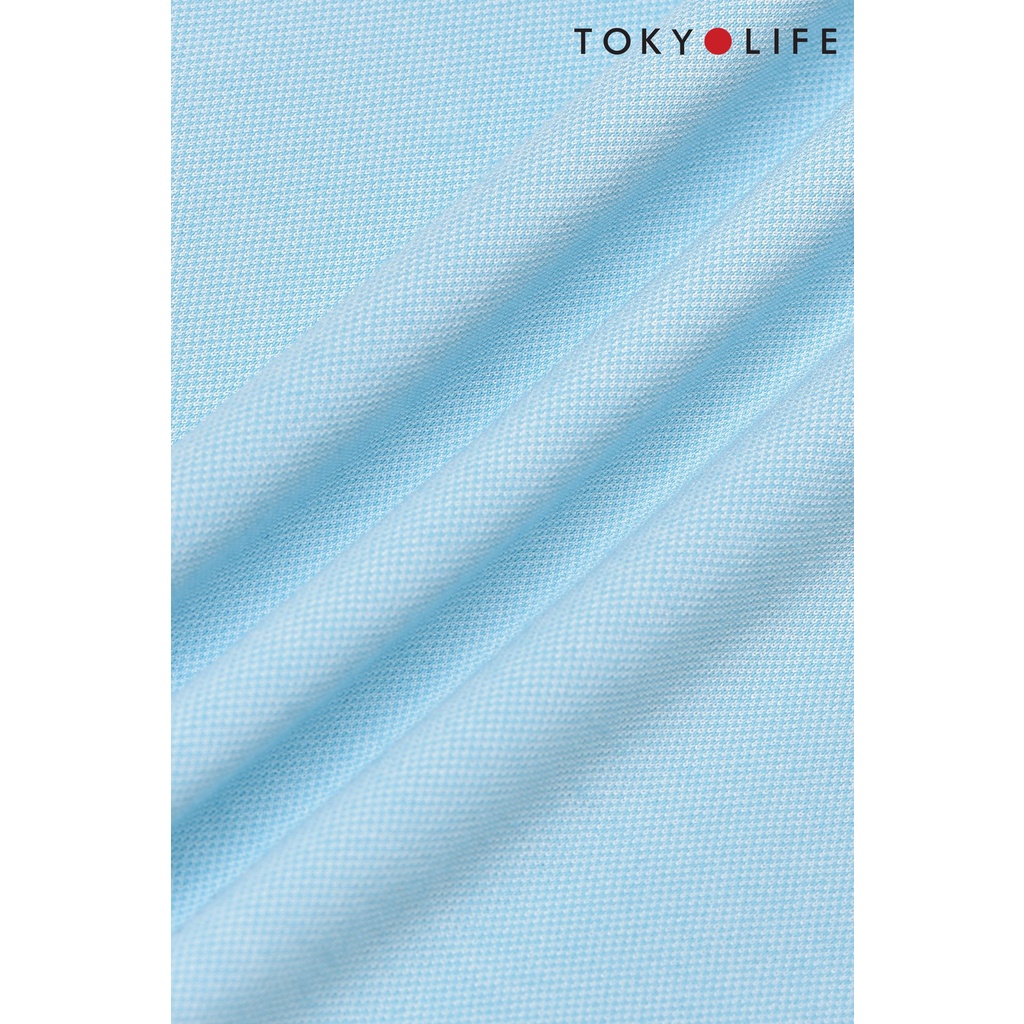 Áo Polo TRẺ EM cổ phối kẻ melange TOKYOLIFE C3POL005K