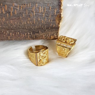 Nhẫn nam mặt rồng chạm khắc 3D.