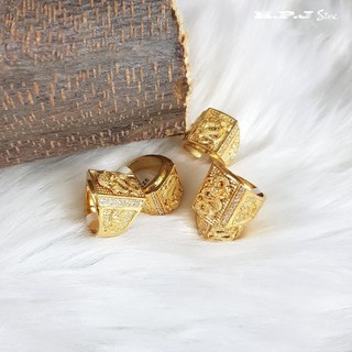 Nhẫn nam mặt rồng chạm khắc 3D.