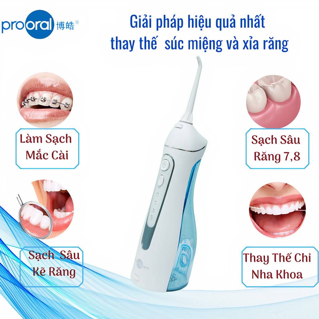 (Hàng mới) Dây sạc cho máy tăm nước PROORAL.