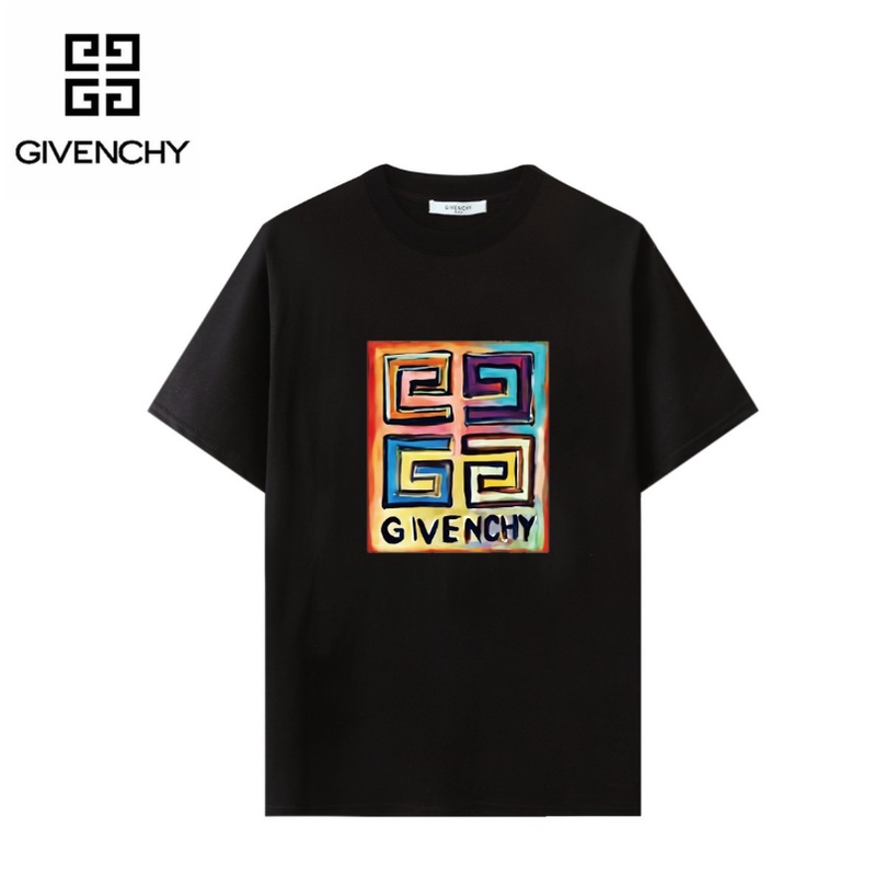Áo Thun cotton Tay Ngắn In Chữ GIVENCHY Trẻ Trung Hợp Thời Trang Cho Nam Nữ