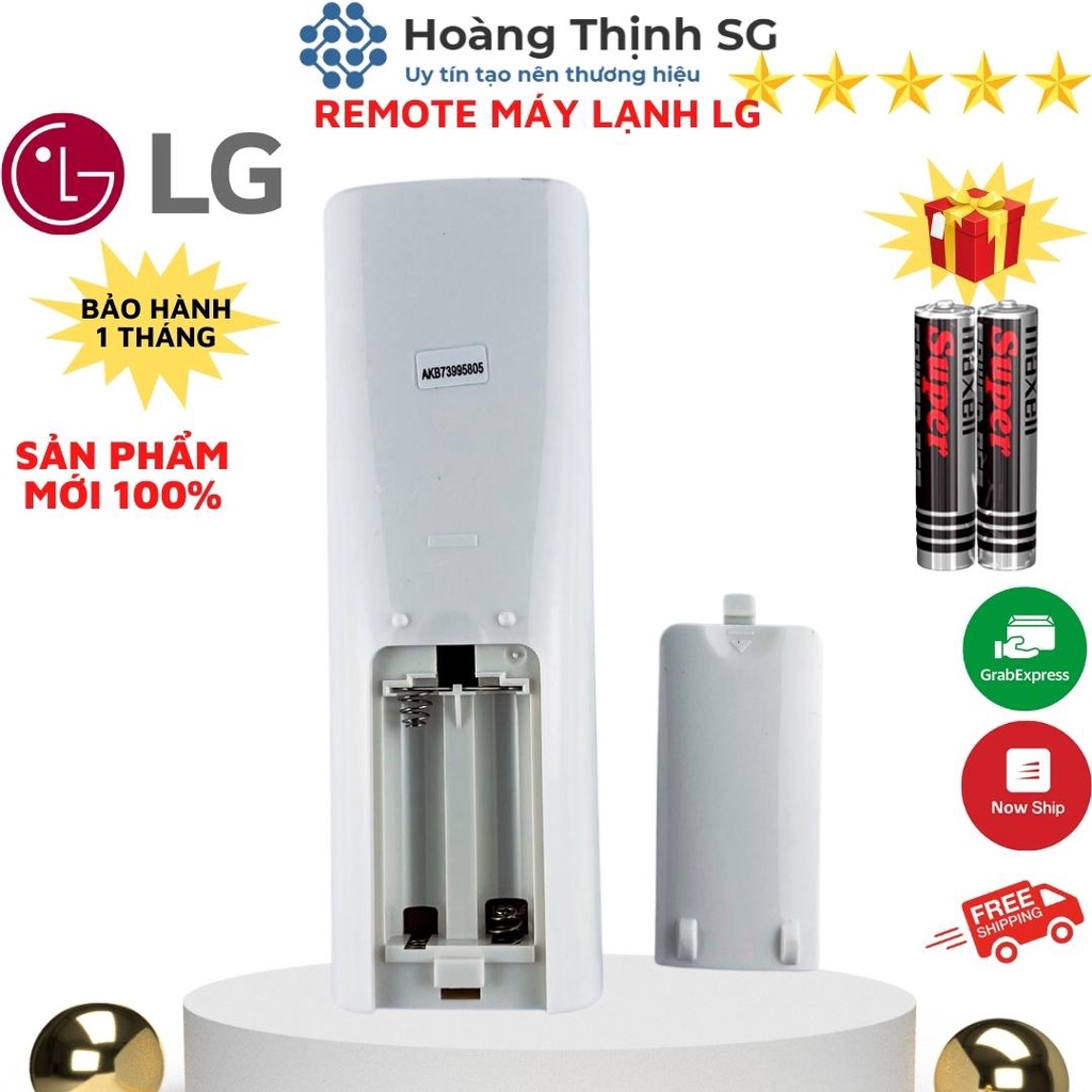 Điều khiển điều hòa LG E09SQ Inverter, remote máy lạnh LG E09SQ - Tặng kèm pin
