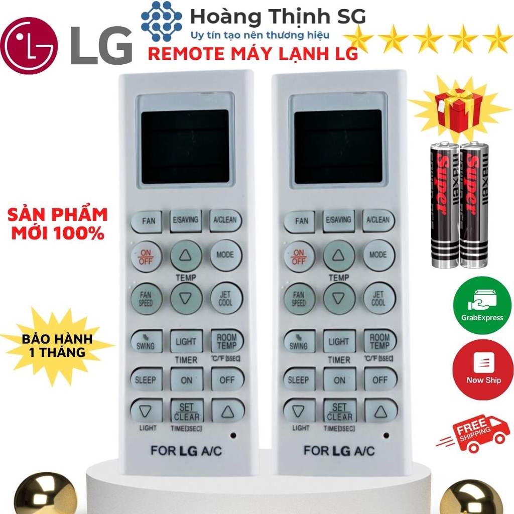 Điều khiển điều hòa LG E09SQ Inverter, remote máy lạnh LG E09SQ - Tặng kèm pin