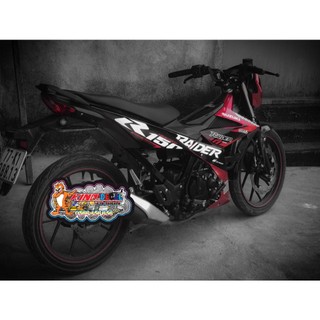 Tem Rời Raider mẫu zin 2021 màu đen đỏ trắng
