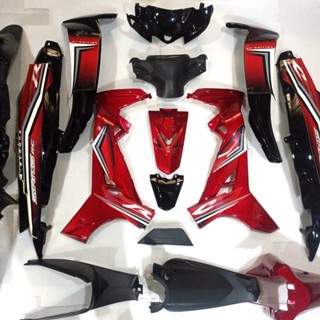 [TẶNG TEM] Bộ dàn áo xe SIRIUS RC màu Đỏ Đun Đen nhựa nguyên sinh cao cấp