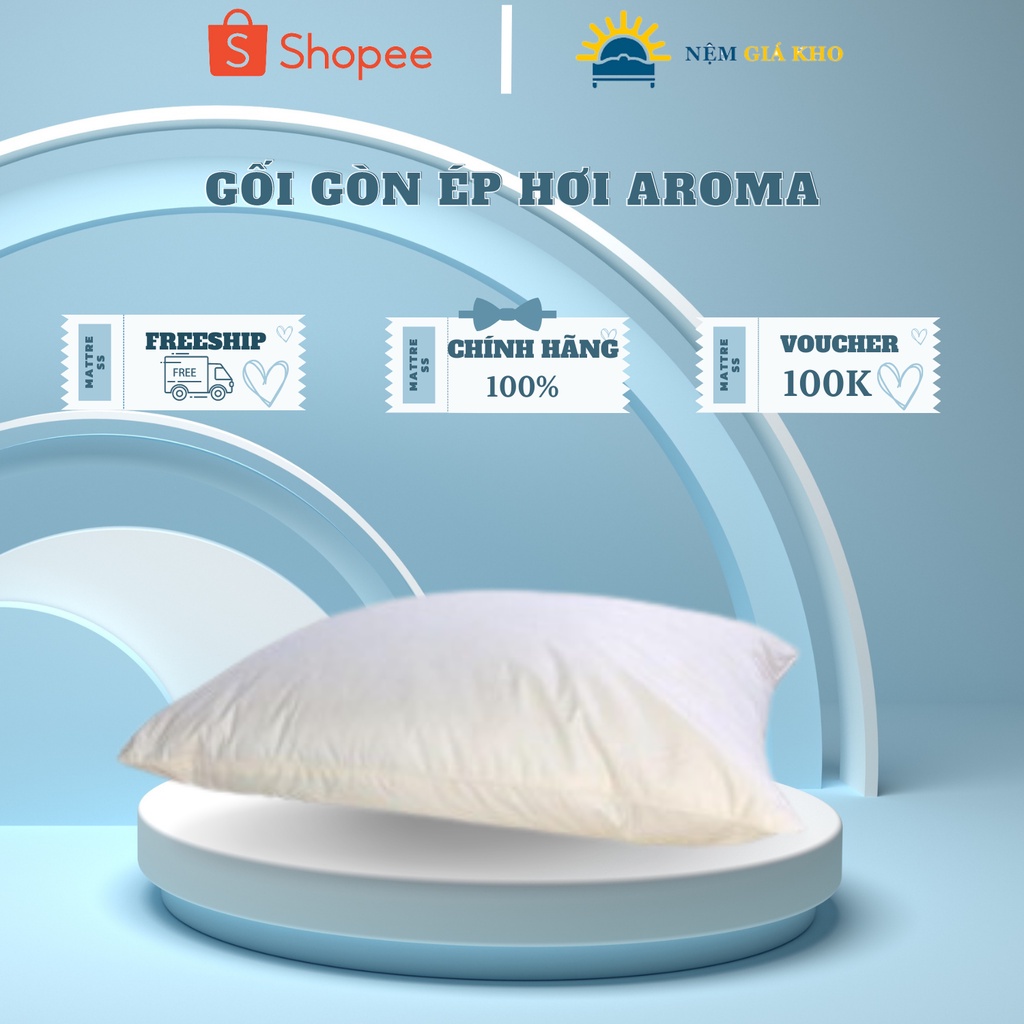 Combo 2 Ruột Gối Ép Hơi Aroma 50x70cm