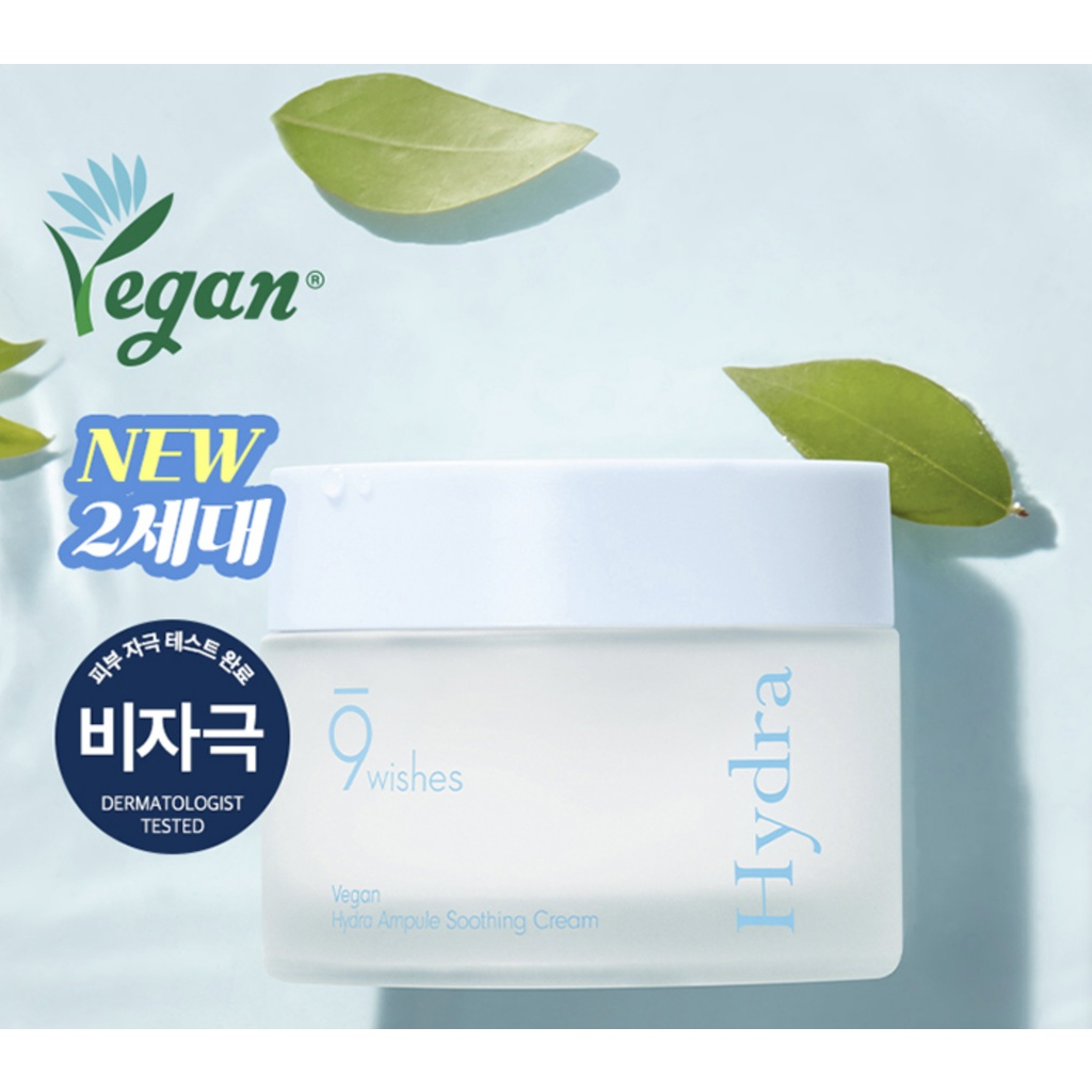 Kem dưỡng ẩm 9 Wishes 9wishes Hydra Ampule Soothing Cream 50ml