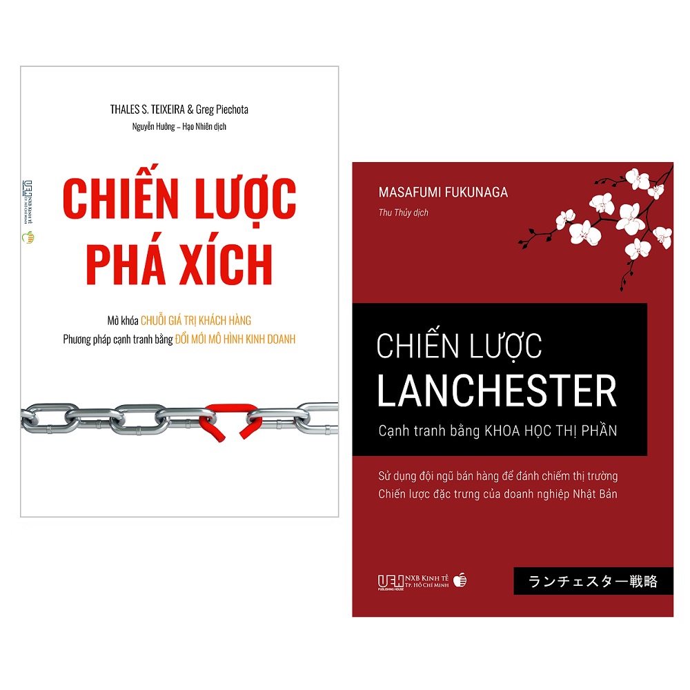 Sách - Combo Chiến lược mở khóa khách hàng (Chiến lược Phá xích + Chiến lược Lanchester)