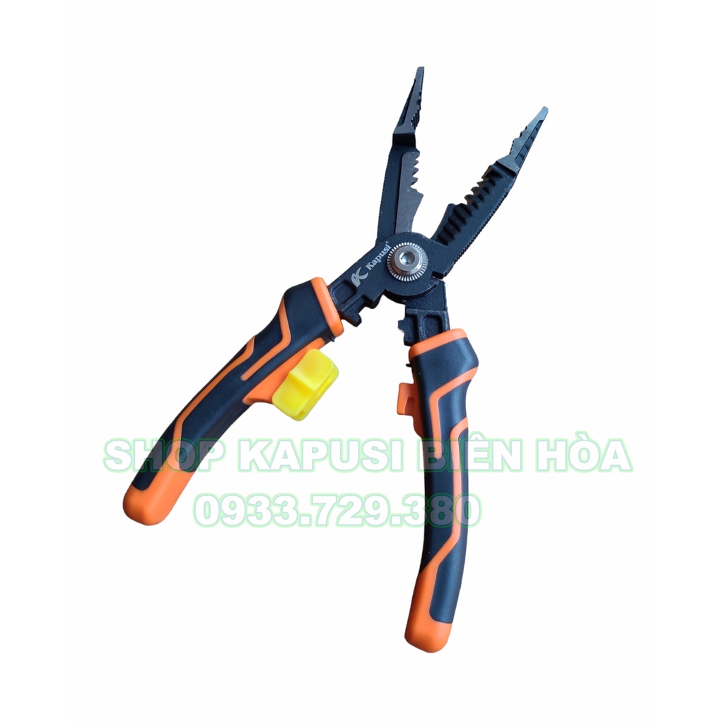 Kìm Cắt, Tuốt, Kẹp, Bấm Cos, Cắt Kẽm Hãng Kapusi Chiều Dài 210mm