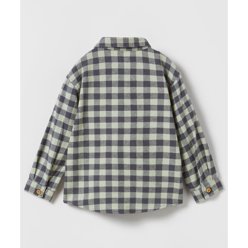 Áo sơ mi sọc Zara bé trai chuẩn authentic