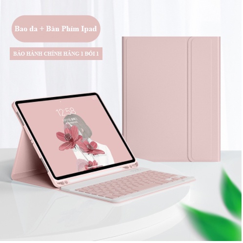 Bao da bàn phím ipad có ngăn đựng bút Silicon ốp ipad Air 4/Pro 11/10.5/9.7/Gen 5/6/7/8/9/10/Air 1/2/3/4/5