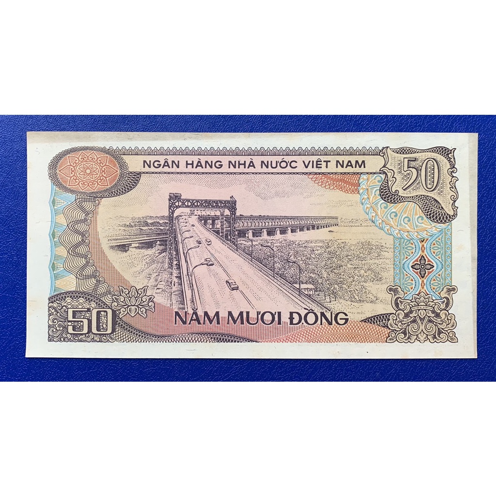 Sưu tầm 50 đồng 1985 - cầu Thăng Long