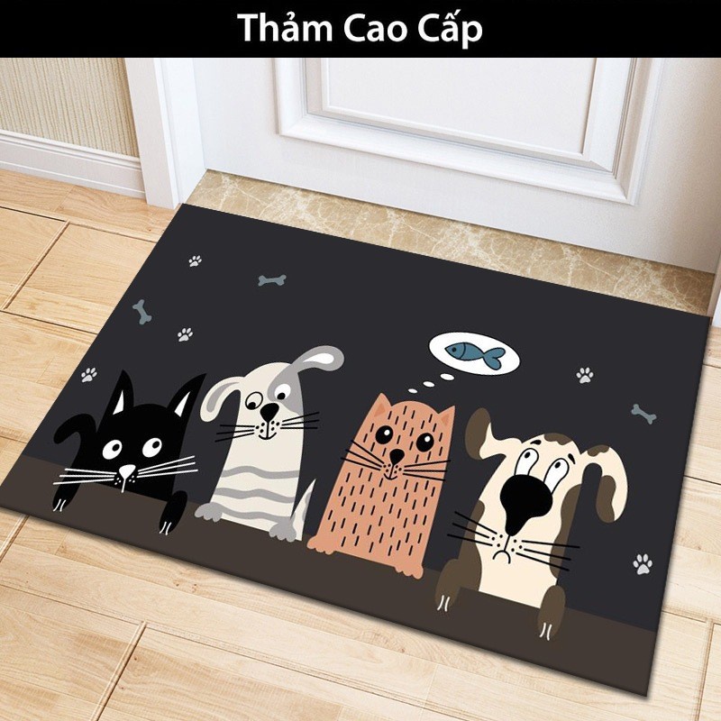 Thảm Lau Chân Nhà Bếp, Nhà Tắm  - Thảm Chùi Chân Trải Sàn Nhà Thấm Hút Nước 88201