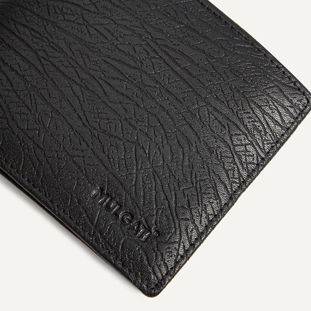 Ví da bóp da nam MULGATI Black Leather Wallet - VD015