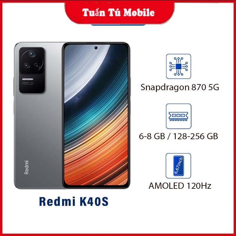 Điện Thoại Xiaomi Redmi K40S 8/128 GB Nguyên seal, Snapdragon 870, Sạc nhanh 67W, E4 AMOLED, 120Hz
