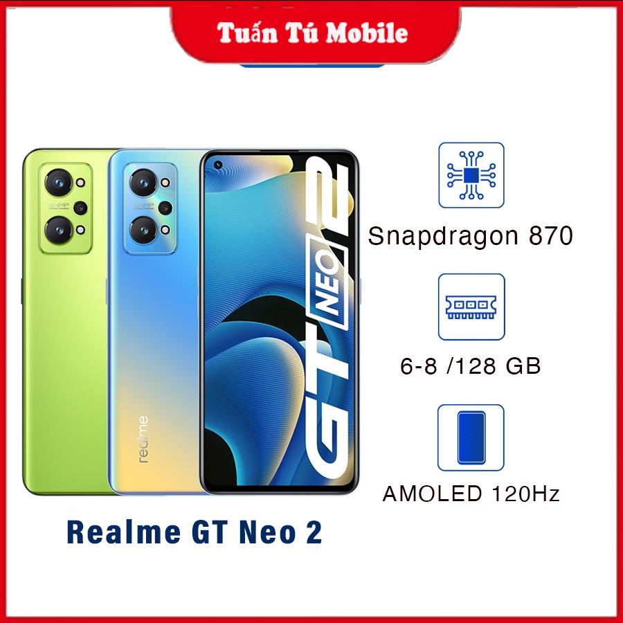 Điện thoại Realme GT NEO 2 Snap870 8/256  nguyên seal fullbox - Chưa qua sử dụng