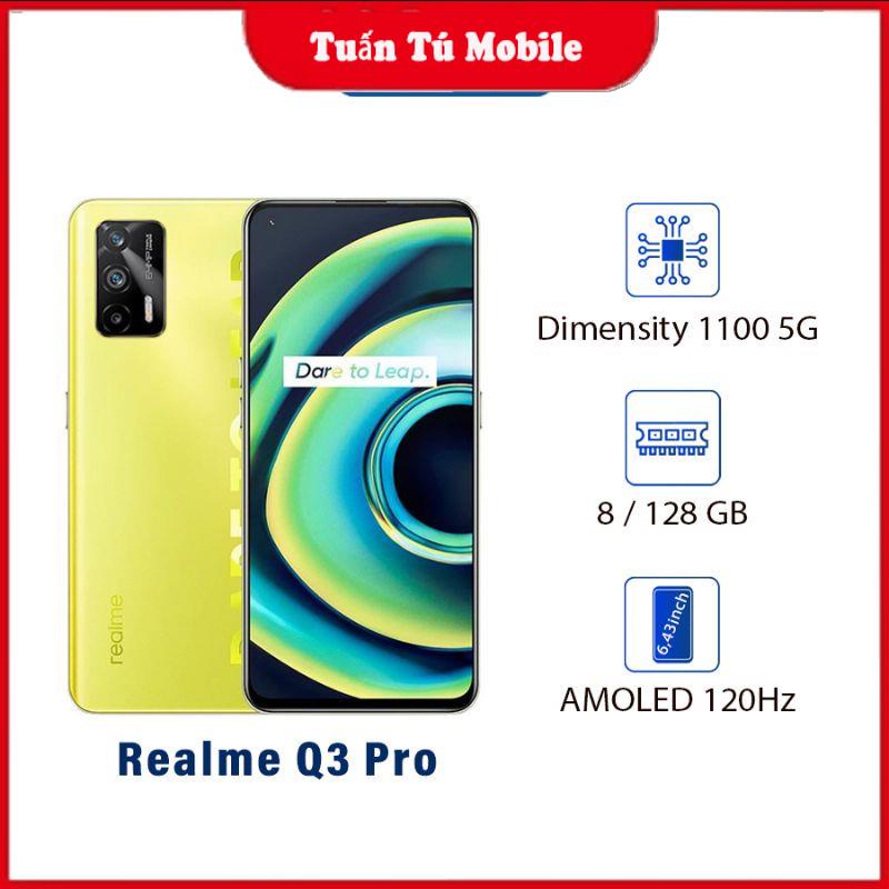 Điện thoại Realme Q3 PRO 8/128GB nguyên seal chưa active, MediaTek Dimensity 1100 5G, Sạc nhanh 30W