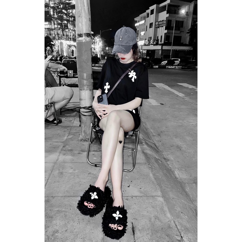 Áo THUN nam nữ chữ thập  Chất cotton su ĐỦ SIZE 40-65KG