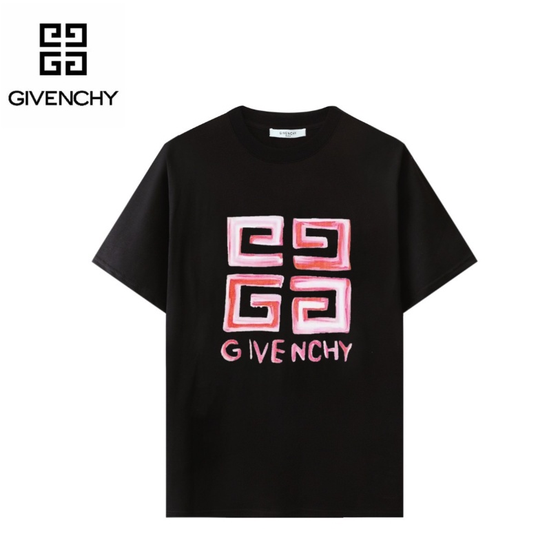 Áo Thun cotton Tay Ngắn In Chữ GIVENCHY Trẻ Trung Hợp Thời Trang Cho Nam Nữ