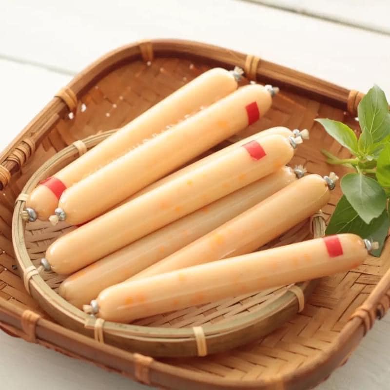 Xúc Xích Cá Tuyết Phomai Xúc Xích Cho Bé Ăn Dặm
