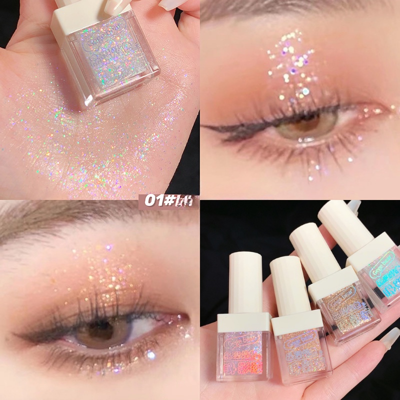 Nhũ Mắt Dạng Kim Tuyến Dùng Trang Điểm, Nhấn High Light, Bắt Sáng Hoặc Làm Nhũ Makup Mắt Thay Phấn Mắt GEGE BEAR