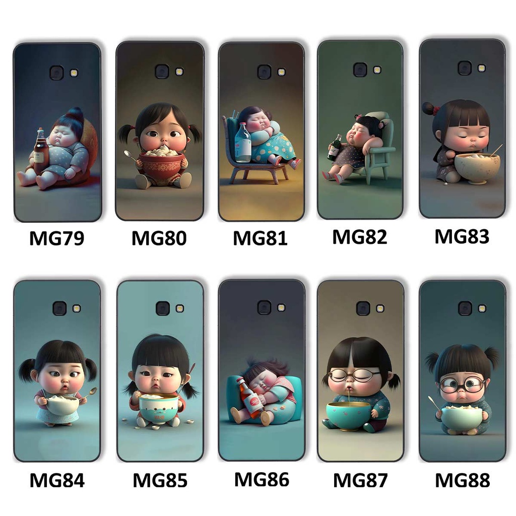 Ốp lưng Samsung A3 2017 / A5 2017 / A7 2017 hình cô bé béo, mập xinh, cute đáng yêu