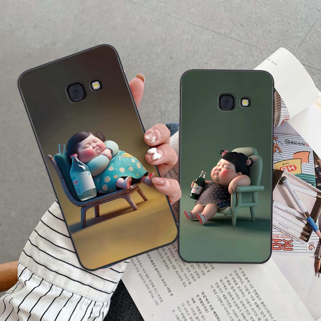 Ốp lưng Samsung A3 2017 / A5 2017 / A7 2017 hình cô bé béo, mập xinh, cute đáng yêu
