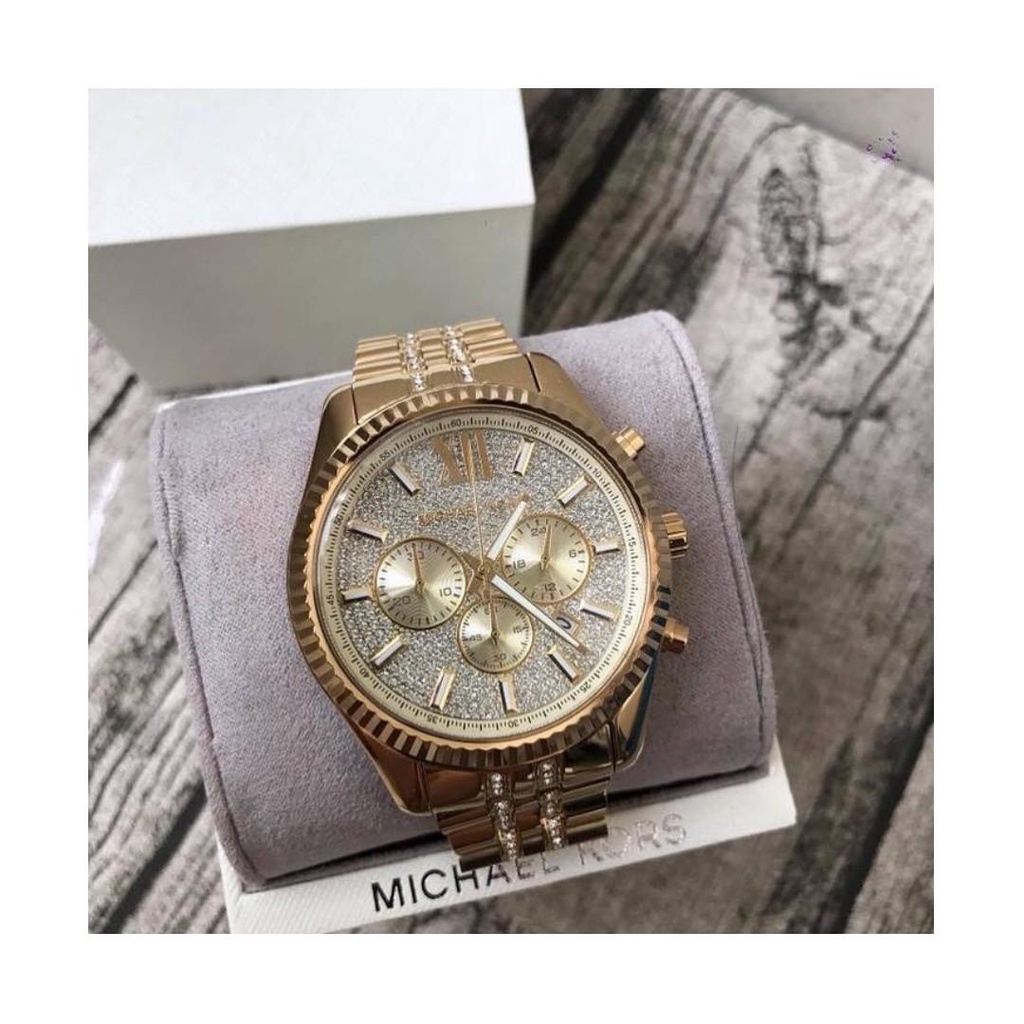 Đồng hồ nam cao cấp Michael Kors Lexington Men's Watch MK8579, đồng hồ nam dây thép không gỉ - máy pin - size 44mm - Aut